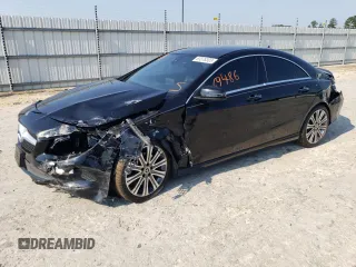 2018 Mercedes-Benz CLA with VIN WDDSJ4GBXJN543287, listed as a Copart auction lot 63378303 with 69,486 mi miles. Bid and sale history available at carsss.com. Image 1.