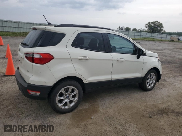 2021 Ford EcoSport SE with VIN MAJ3S2GE5MC405141, listed as a Copart auction lot 57126585 with 39,874 mi miles and Salvage title. Bid and sale history available at DreamBid. Image 3.