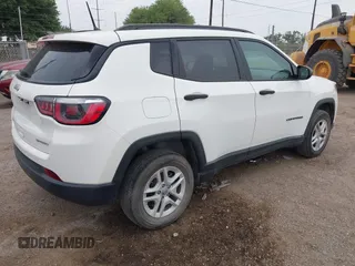 2017 Jeep Compass Sport with VIN 3C4NJDAB5HT641928, listed as a IAAI auction lot 42330679 with 142,499 mi miles and . Bid and sale history available at DreamBid. Image 4.