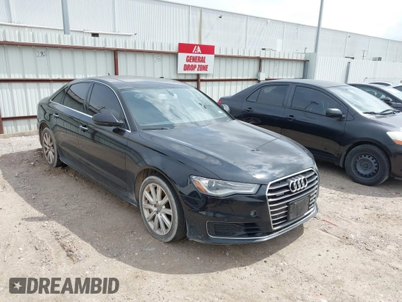 2016 Audi A6 2.0T Premium Plus with VIN WAUGFAFC1GN012799, listed as a IAAI auction lot 42141346 with 101,506 mi miles. Bid and sale history available at carsss.com. Image 1.