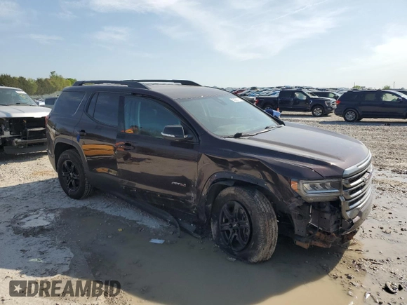 2021 GMC Acadia AT4 with VIN 1GKKNLLS5MZ131066, listed as a Copart auction lot 53032775 with 43,072 mi miles and Non repairable. Bid and sale history available at DreamBid. Image 4.