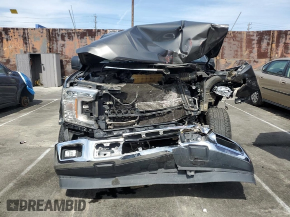 2018 Ford F-150 XL with VIN 1FTEW1CB1JKD84898, listed as a Copart auction lot 47862585 with 160,891 mi miles and Salvage Title. Bid and sale history available at carsss.com. Image 5.