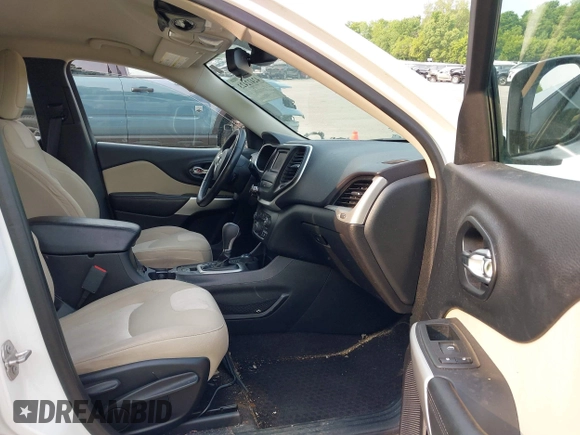 2017 Jeep Cherokee Sport with VIN 1C4PJMAB5HW619883, listed as a IAAI auction lot 42412423 with 177,063 mi miles and . Bid and sale history available at DreamBid. Image 5.
