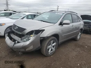 2005 Lexus RX 330 z VIN JTJHA31UX50091723, wystawiony jako Copart lot #55521675 z przebiegiem 148 770 mil mil oraz Szkoda całkowita • Salvage title. Historia ofert i sprzedaży dostępna na DreamBid. Obrazek 1.