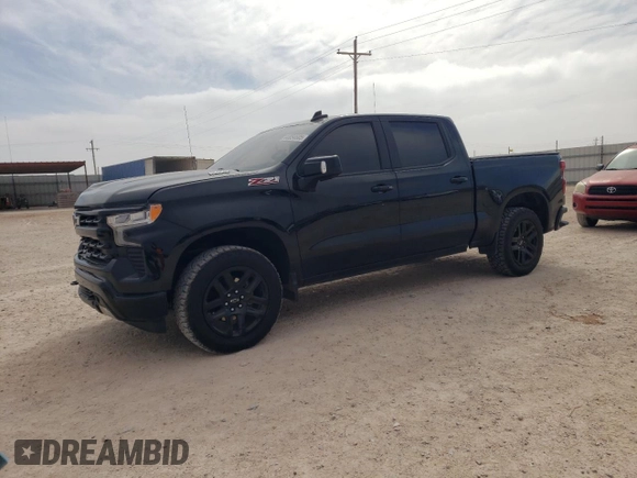 2022 Chevrolet Silverado 1500 RST with VIN 1GCUDEET9NZ502028, listed as a Copart auction lot 44854605 with 50,146 mi miles and Salvage Title. Bid and sale history available at DreamBid. Image 1.