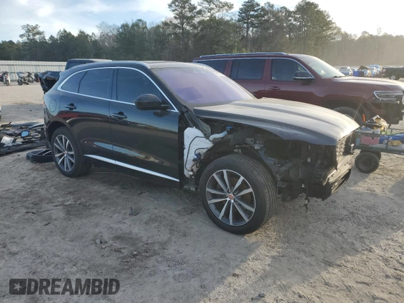 2021 Jaguar F-Pace S with VIN SADCJ2EX5MA664469, listed as a Copart auction lot 86512824 with 57,465 mi miles and Salvage title. Bid and sale history available at DreamBid. Image 4.
