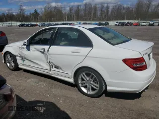 2014 Mercedes-Benz C with VIN WDDGF8AB4EA939462, listed as a Copart auction lot 54179705 with 119,310 mi miles and Salvage Title. Bid and sale history available at carsss.com. Image 2.