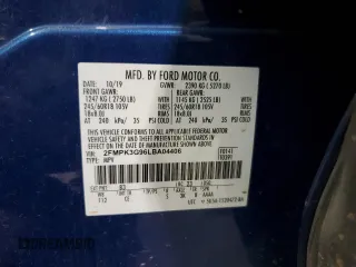 2020 Ford Edge SE with VIN 2FMPK3G96LBA04406, listed as a Copart auction lot 55778785 with 106,472 mi miles and Salvage title. Bid and sale history available at DreamBid. Image 13.