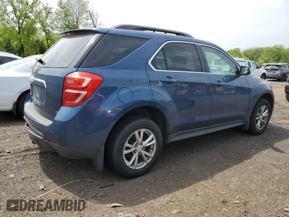 2017 Chevrolet Equinox LT with VIN 2GNFLFEK5H6242338, listed as a Copart auction lot 56461435 with 132,206 mi miles and Salvage Title. Bid and sale history available at DreamBid. Image 3.