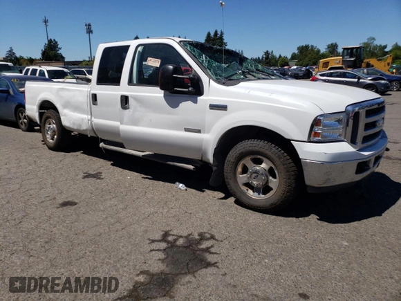 2005 Ford F-250 XL with VIN 1FTSW20P85EC42755, listed as a Copart auction lot 59545484 with Not Provided miles and Salvage Title. Bid and sale history available at DreamBid. Image 4.