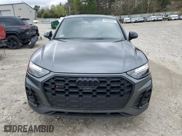 2023 Audi SQ5 Premium Plus with VIN WA1B4AFY4P2165851, listed as a Copart auction lot 50866934 with 20,514 mi miles and . Bid and sale history available at DreamBid. Image 5.
