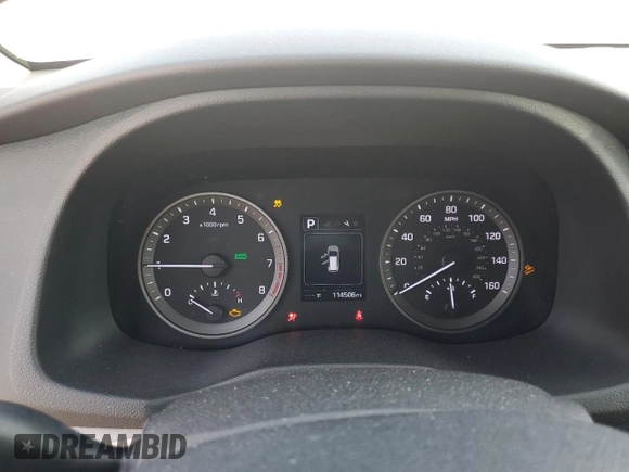 2018 Hyundai Tucson SEL with VIN KM8J3CA42JU754134, listed as a Copart auction lot 54520515 with 114,506 mi miles and Salvage title. Bid and sale history available at DreamBid. Image 9.