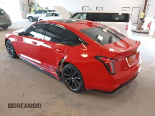 2021 Cadillac CT5 V-Series with VIN 1G6DV5RW9M0136210, listed as a IAAI auction lot 42571132 with 16,941 mi miles and . Bid and sale history available at DreamBid. Image 3.