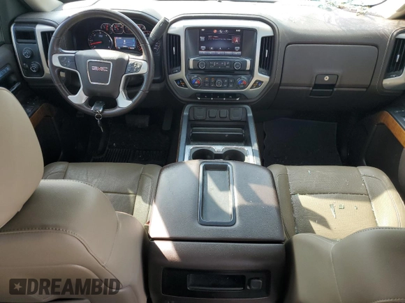 2014 GMC Sierra 1500 SLT with VIN 3GTU2VEC2EG383664, listed as a Copart auction lot 62338525 with 75,468 mi miles and Salvage title. Bid and sale history available at DreamBid. Image 8.