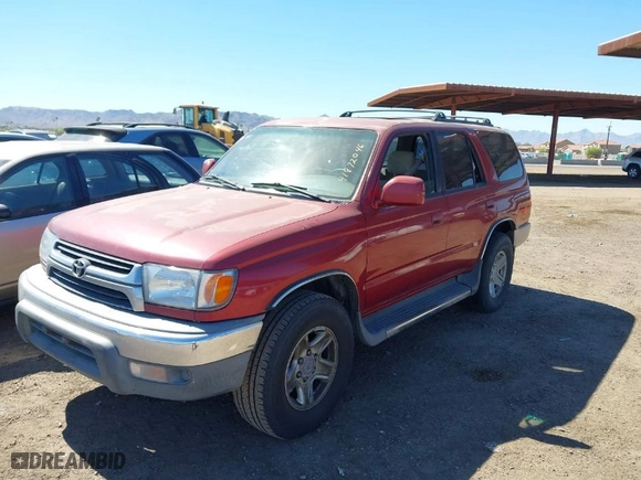 2002 Toyota 4Runner SR5 with VIN JT3GN86R920241860, listed as a IAAI auction lot 41872046 with 257,963 mi miles. Bid and sale history available at carsss.com. Image 2.