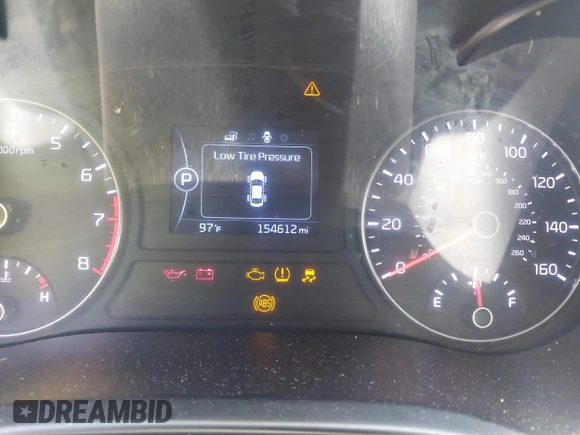 2018 Kia Optima S with VIN 5XXGT4L35JG251681, listed as a IAAI auction lot 42302319 with 154,612 mi miles and . Bid and sale history available at DreamBid. Image 7.