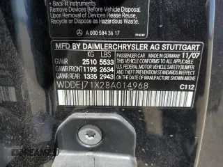 2008 Mercedes-Benz CL 550 с VIN WDDEJ71X28A014968, выставлен на аукционе Copart как лот 59059175 с пробегом 119 870 миль миль и Списание • Salvage title. История ставок и продаж доступна на DreamBid. Изображение 12.