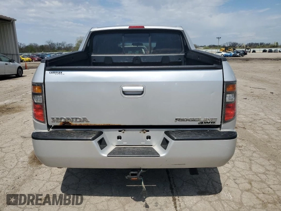 2006 Honda Ridgeline RTS z VIN 2HJYK16456H575997, wystawiony jako Copart lot #54283675 z przebiegiem 230 770 mil mil oraz Szkoda całkowita • Salvage title. Historia ofert i sprzedaży dostępna na DreamBid. Obrazek 6.