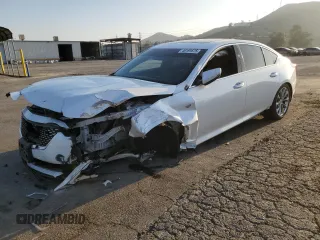 2022 Cadillac CT5 Premium Luxury z VIN 1G6DN5RK9N0118756, wystawiony jako Copart lot #46191675 z przebiegiem 45 527 mil mil oraz Szkody całkowita. Historia ofert i sprzedaży dostępna na DreamBid. Obrazek 1.