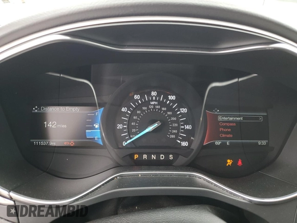 2016 Ford Fusion SE with VIN 3FA6P0HD2GR396879, listed as a Copart auction lot 61257245 with 111,537 mi miles and Clean title. Bid and sale history available at DreamBid. Image 9.