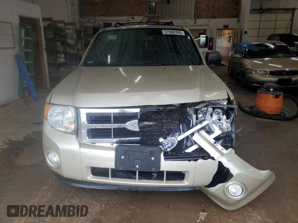 2012 Ford Escape XLT with VIN 1FMCU9D76CKC44981, listed as a Copart auction lot 57908795 with 127,594 mi miles and Salvage title. Bid and sale history available at DreamBid. Image 5.