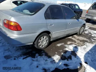 1999 Honda Civic VP with VIN 2HGEJ6610XH574482, listed as a Copart auction lot 43175845 with 176,042 mi miles and Salvage Title. Bid and sale history available at carsss.com. Image 3.