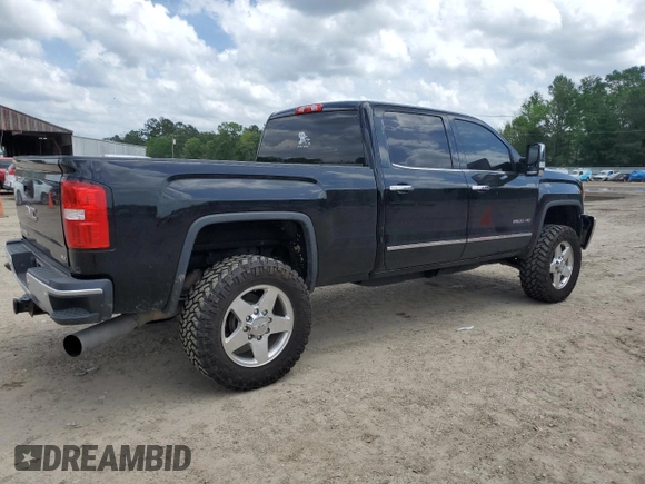 2015 GMC Sierra 2500HD available WiFi SLT with VIN 1GT12ZE87FF602854, listed as a Copart auction lot 51348525 with 96,105 mi miles and Salvage Title. Bid and sale history available at carsss.com. Image 3.
