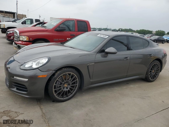 2014 Porsche Panamera with VIN WP0AA2A78EL011004, listed as a Copart auction lot 55474484 with 80,524 mi miles and Salvage Title. Bid and sale history available at carsss.com. Image 1.