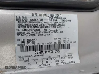 2006 Mercury Grand Marquis GS with VIN 2MEFM74V86X615322, listed as a IAAI auction lot 41784522 with Not Provided miles and . Bid and sale history available at DreamBid. Image 9.