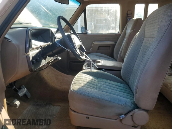 1991 Ford F-150 with VIN 1FTEX15H8MKA51617, listed as a Copart auction lot 48361585 with 10,593 mi miles and Salvage Title. Bid and sale history available at carsss.com. Image 7.