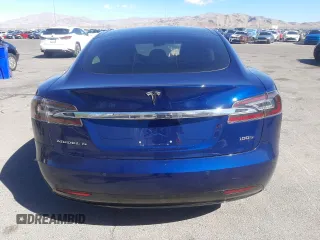 2017 Tesla Model S 100D with VIN 5YJSA1E25HF222360, listed as a Copart auction lot 56799165 with Not provided miles and Salvage title. Bid and sale history available at DreamBid. Image 6.