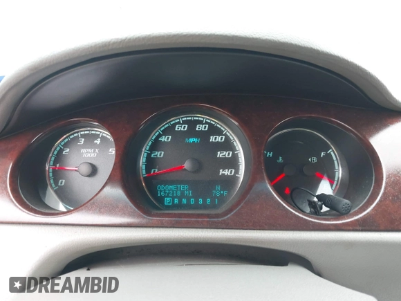 2010 Buick Lucerne CXL Premium with VIN 1G4HJ5EM6AU121646, listed as a IAAI auction lot 42228013 with 167,218 mi miles and . Bid and sale history available at DreamBid. Image 7.