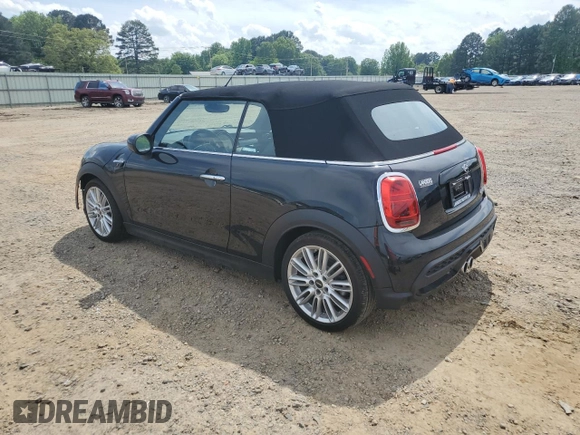 2024 MINI Convertible Cooper S with VIN WMW43DL04R3S08581, listed as a Copart auction lot 54605515 with 13,197 mi miles and Salvage title. Bid and sale history available at DreamBid. Image 2.