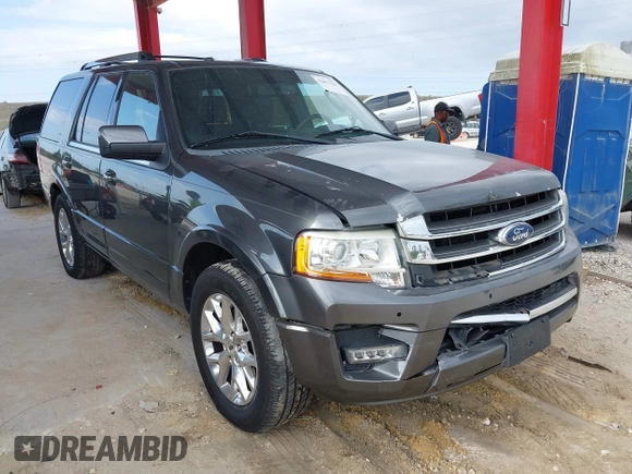 2016 Ford Expedition Limited with VIN 1FMJU1KT3GEF32969, listed as a IAAI auction lot 42011508 with 160,415 mi miles and . Bid and sale history available at DreamBid. Image 1.