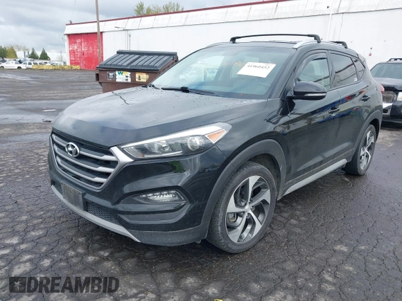 2017 Hyundai Tucson Value with VIN KM8J3CA28HU394750, listed as a IAAI auction lot 41960452 with 138,134 mi miles. Bid and sale history available at carsss.com. Image 17.