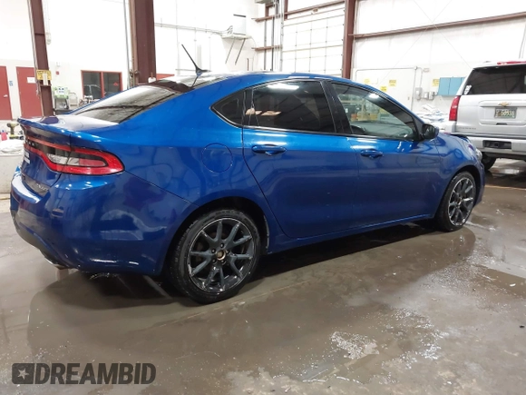 2013 Dodge Dart SXT with VIN 1C3CDFBA8DD210407, listed as a IAAI auction lot 41732850 with 173,813 mi miles. Bid and sale history available at carsss.com. Image 4.