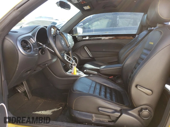 2014 Volkswagen Beetle Turbo R-Line with VIN 3VWVT7AT8EM618182, listed as a Copart auction lot 73380874 with 51,373 mi miles and Salvage Title. Bid and sale history available at DreamBid. Image 7.