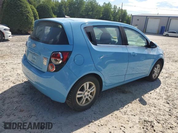 2014 Chevrolet Sonic LT with VIN 1G1JC6SBXE4155113, listed as a Copart auction lot 60866464 with 99,695 mi miles and Salvage Title. Bid and sale history available at carsss.com. Image 3.