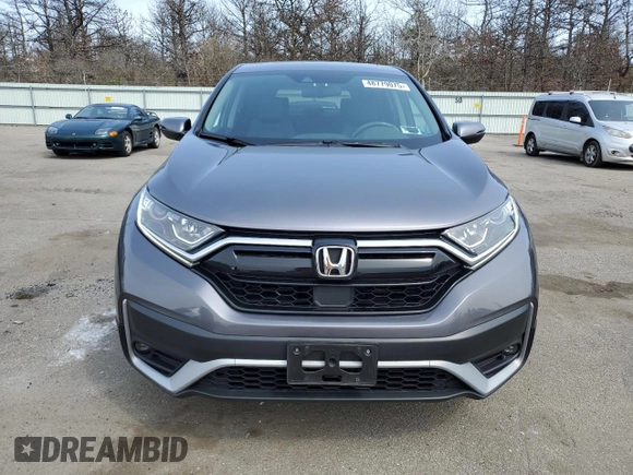 2021 Honda CR-V EX-L with VIN 7FARW2H81ME001360, listed as a Copart auction lot 48779075 with 29,758 mi miles and Salvage title. Bid and sale history available at DreamBid. Image 5.