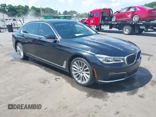 2019 BMW 7 Series 750i with VIN WBA7F0C58KGM24585, listed as a IAAI auction lot 42557581 with 29,542 mi miles and . Bid and sale history available at DreamBid. Image 1.