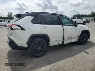 2022 Toyota RAV4 Hybrid XSE with VIN 2T3E6RFVXNW031612, listed as a Copart auction lot 60544055 with 99,831 mi miles and Salvage title. Bid and sale history available at DreamBid. Image 3.