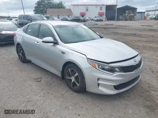 2018 Kia Optima LX with VIN 5XXGT4L35JG186427, listed as a IAAI auction lot 41988613 with 39,456 mi miles. Bid and sale history available at carsss.com. Image 1.