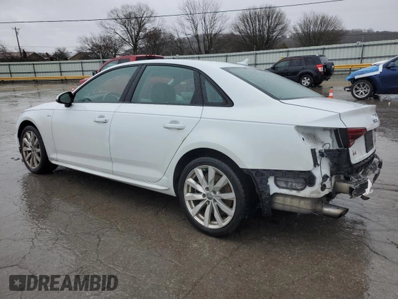 2018 Audi A4 Premium with VIN WAUDNAF4XJA009767, listed as a Copart auction lot 44146105 with 84,164 mi miles and Salvage Title. Bid and sale history available at carsss.com. Image 2.