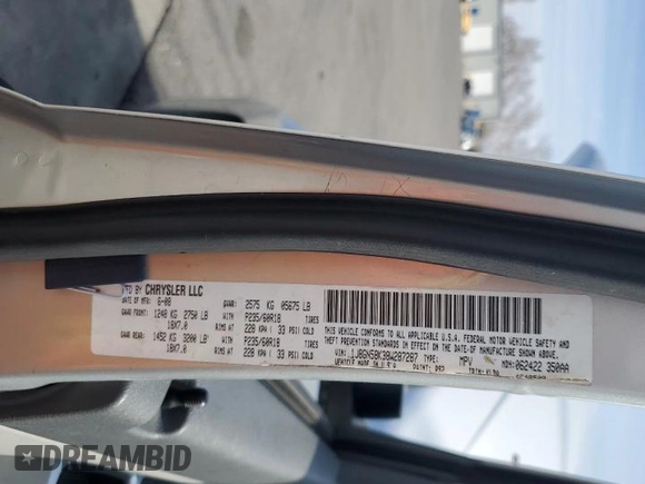 2008 Jeep Liberty Limited with VIN 1J8GN58K38W287287, listed as a Copart auction lot 42855325 with 127,044 mi miles and Salvage Title. Bid and sale history available at DreamBid. Image 13.