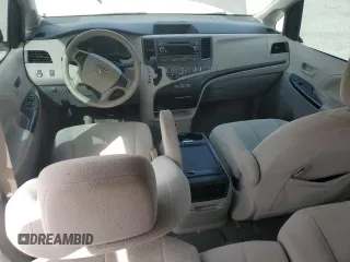 2014 Toyota Sienna LE AAS with VIN 5TDKK3DC8ES491172, listed as a Copart auction lot 51100105 with 44,203 mi miles and Salvage Title. Bid and sale history available at carsss.com. Image 8.