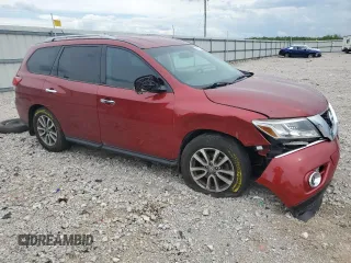 2016 Nissan Pathfinder SV with VIN 5N1AR2MM9GC662053, listed as a Copart auction lot 55473025 with 161,150 mi miles and Salvage title. Bid and sale history available at DreamBid. Image 4.