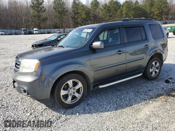 2012 Honda Pilot EX-L with VIN 5FNYF4H57CB003363, listed as a Copart auction lot 46026415 with 139,358 mi miles and Salvage Title. Bid and sale history available at DreamBid. Image 1.
