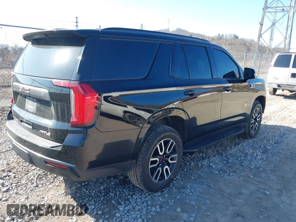 2021 GMC Yukon AT4 with VIN 1GKS2CKD6MR154142, listed as a IAAI auction lot 41854543 with 72,121 mi miles. Bid and sale history available at carsss.com. Image 4.