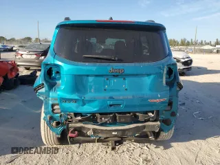 2022 Jeep Renegade Trailhawk with VIN ZACNJDC11NPN50059, listed as a Copart auction lot 43249915 with 32,494 mi miles and Salvage Title. Bid and sale history available at DreamBid. Image 6.