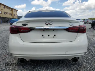 2020 Infiniti Q50 Luxe with VIN JN1EV7AP3LM206117, listed as a Copart auction lot 58060395 with 40,534 mi miles and Non repairable. Bid and sale history available at DreamBid. Image 6.